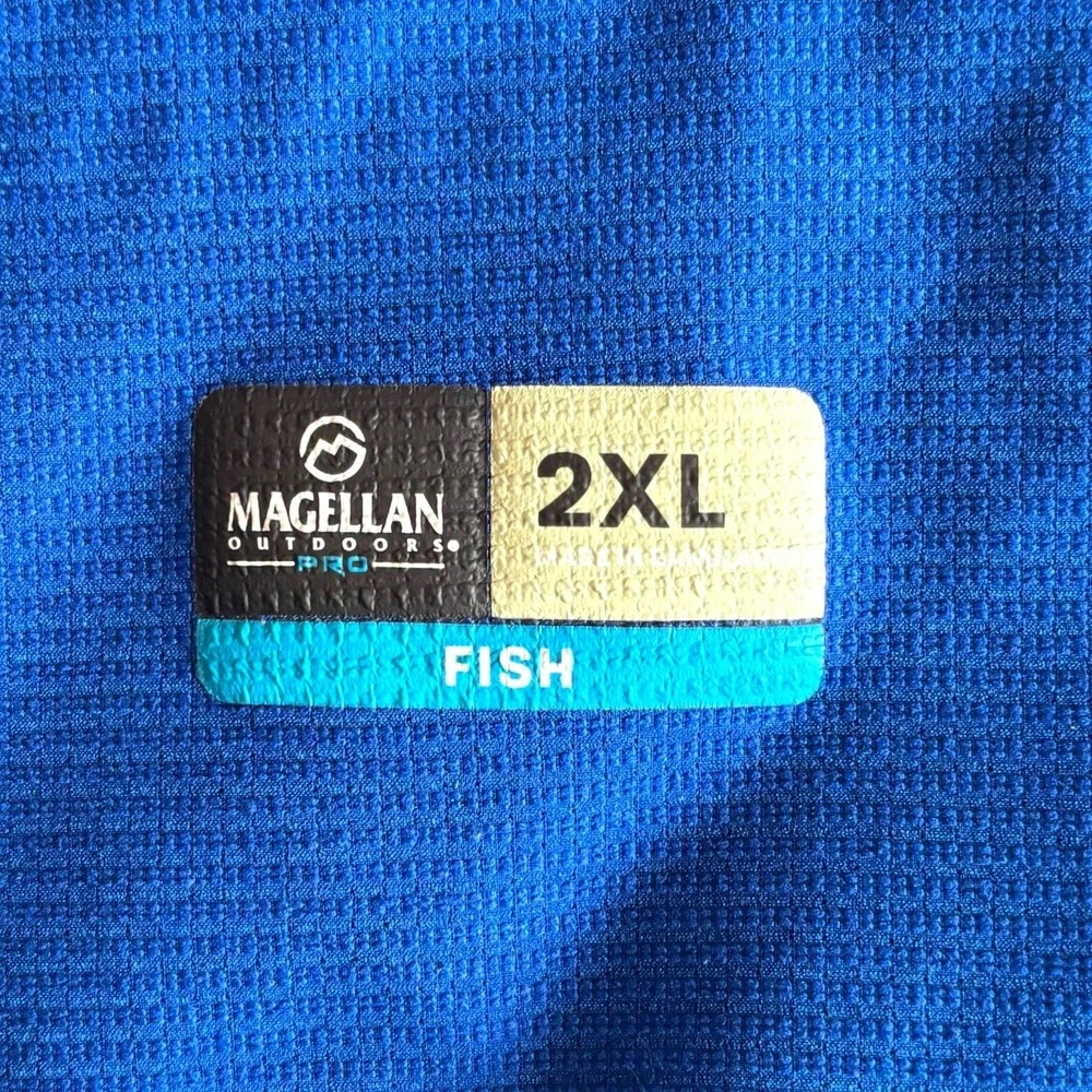 Magellan PRO Jacob Wheeler 2XL Fishing Shorts Mens Blue 7